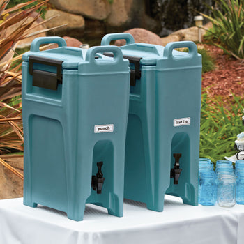 CAMBRO | ULTRA CAMTAINERS® - izolowany pojemnik na napoje - 18,9 litra - niebieski łupkowy - Prime Gastro