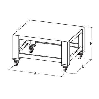 Podstawa - do pieca do pizzy - odpowiednia do PEZ630G i PEZ630G#2 - Prime Gastro