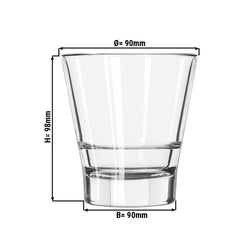 (12 sztuk) Uniwersalna szklanka do napojów - GILDE - 266 ml - przezroczysta