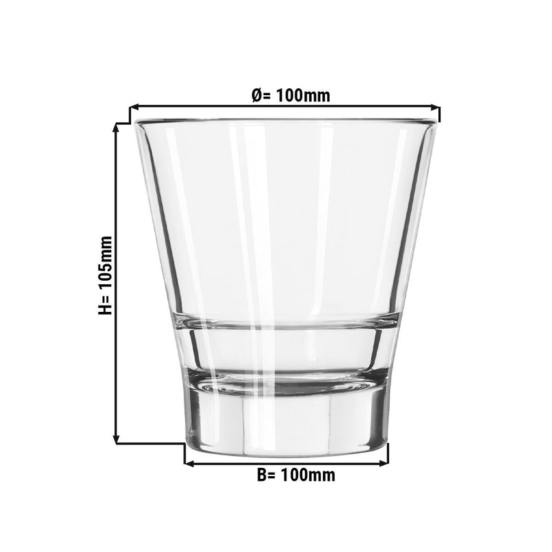 (12 sztuk) Uniwersalna szklanka do napojów - GILDE - 355 ml - przezroczysta