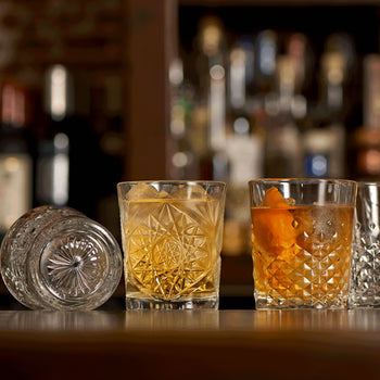 (6 sztuk) Uniwersalna szklanka do napojów - HOBSTAR - 350 ml - Przezroczysta - Prime Gastro