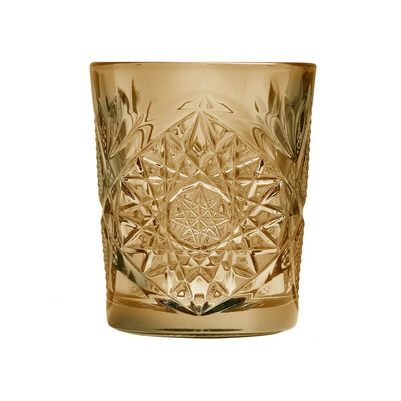 (6 szt.) Szklanka wysoka do drinków - Libbey, Hobstar - 350ml - Ocker - do zmywarki; zestaw 6 szt.