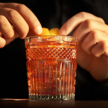 (12 sztuk) Uniwersalna szklanka do napojów - RADIANT - 350 ml - Przezroczysta - Prime Gastro