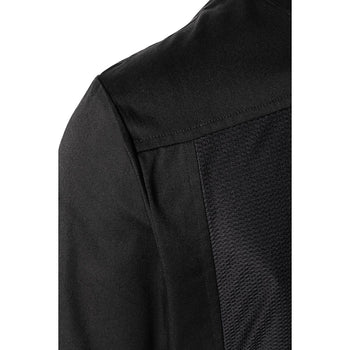 (6 sztuk) Karlowsky - Bluza kucharska z krótkim rękawem - Czarna - Rozmiar: 4XL - Prime Gastro