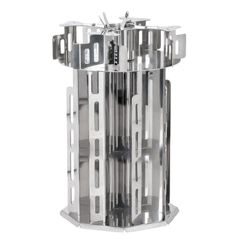 Dozownik filiżanek -/ & spodków - obrotowy - chrom - Prime Gastro