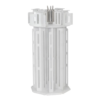 Dozownik filiżanek -/ & spodków - obrotowy - biały - Prime Gastro