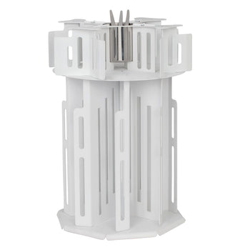 Dozownik filiżanek -/ & spodków - obrotowy - biały - Prime Gastro