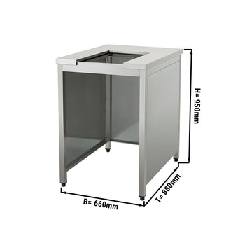 Podstawa dla porcjomierza & zaokrąglarki do ciasta - Prime Gastro
