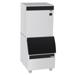 Kostkarka do lodu - kostki - 450 kg/24 godz. włącznie z pojemnikiem do przechowywania