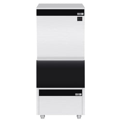 Kostkarka do lodu - kostki - 450 kg/24 godz. włącznie z pojemnikiem do przechowywania