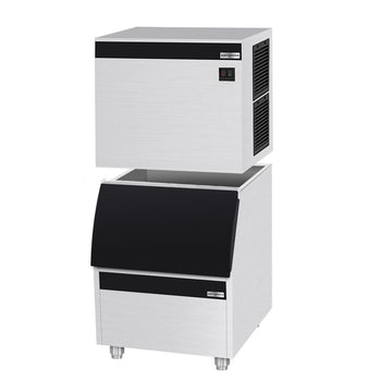 Kostkarka do lodu - kostki - 230 kg/24 godz. włącznie z pojemnikiem do przechowywania - Prime Gastro