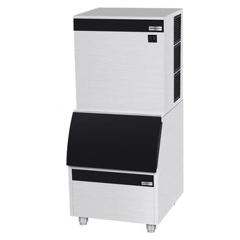 Kostkarka do lodu - kostki - 450 kg/24 godz. włącznie z pojemnikiem do przechowywania - Prime Gastro