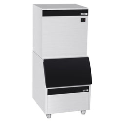 Kostkarka do lodu - kostki - 450 kg/24 godz. włącznie z pojemnikiem do przechowywania