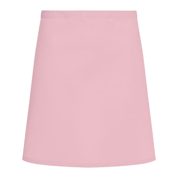 (6 szt) KARLOWSKY | Fartuch w talii Basic- Różowy - Prime Gastro