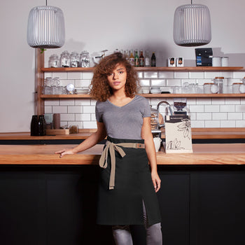 KARLOWSKY | Fartuch w talii Green-Generation - Czarny - Prime Gastro