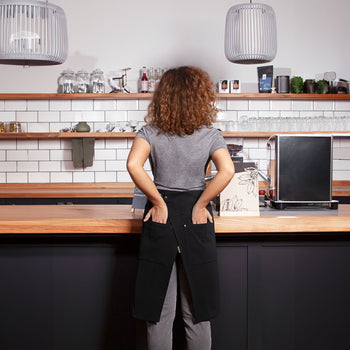 KARLOWSKY | Fartuch w talii Green-Generation - Czarny - Prime Gastro