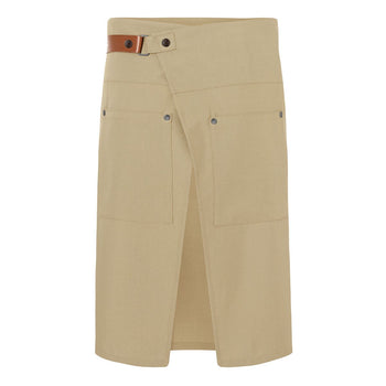 (6 Szt) KARLOWSKY | Fartuch w talii Green-Generation - Szary żwirowy - Prime Gastro