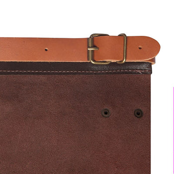 (6 sztuk) KARLOWSKY | Skórzany fartuch w talii - Mokka - Prime Gastro