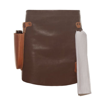 KARLOWSKY | Skórzany fartuch w talii - Mokka - Prime Gastro