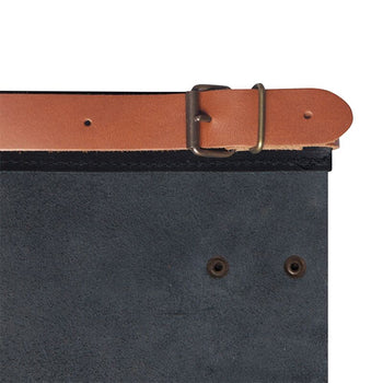 KARLOWSKY | Skórzany fartuch w talii - Czarny - Prime Gastro