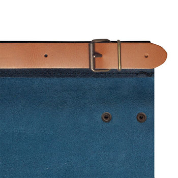 KARLOWSKY | Skórzany fartuch w talii - Atramentowy - Prime Gastro