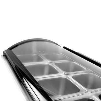 Witryna chłodnicza stołowa/ witryna nadstawna - 67 litrów - 760 mm - dla 8x GN 1/6 lub 4x GN 1/3 - Prime Gastro