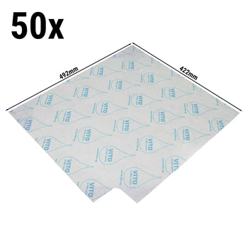 (50 szt.) Filtr celulozowy do systemu filtracji próżniowej VITO | XS, XM & XL - Prime Gastro