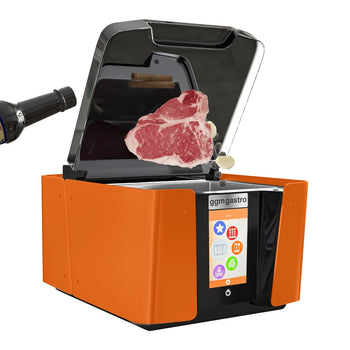 Wielofunkcyjne urządzenie próżniowe 4,8 m³/h - z ekranem dotykowym i WiFi - pomarańczowe - Prime Gastro
