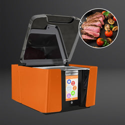 Wielofunkcyjne urządzenie próżniowe 4,8 m³/h - z ekranem dotykowym i WiFi - pomarańczowe