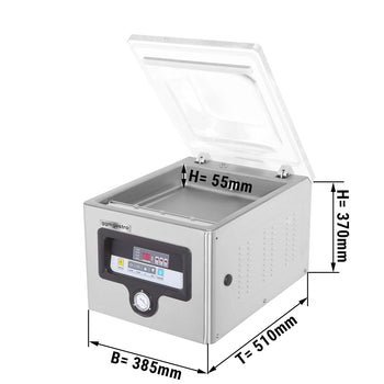 Pakowarka próżniowa komorowa - 14,4 m³/ godz. - 370 W - Prime Gastro