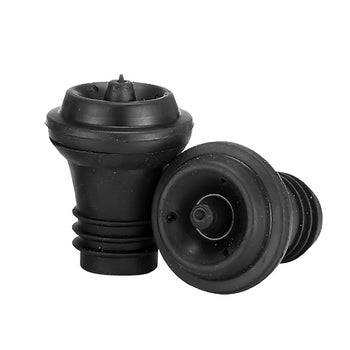 (2 szt) Zamknięcie do butelek wina i szampana - Bar Professional - czarne - Prime Gastro