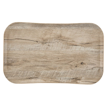 (12 szt.) CAMBRO | CENTURY™ - Taca z włókna szklanego - GN 1/1 - efekt jasnego drewna dębowego - gładka - Prime Gastro