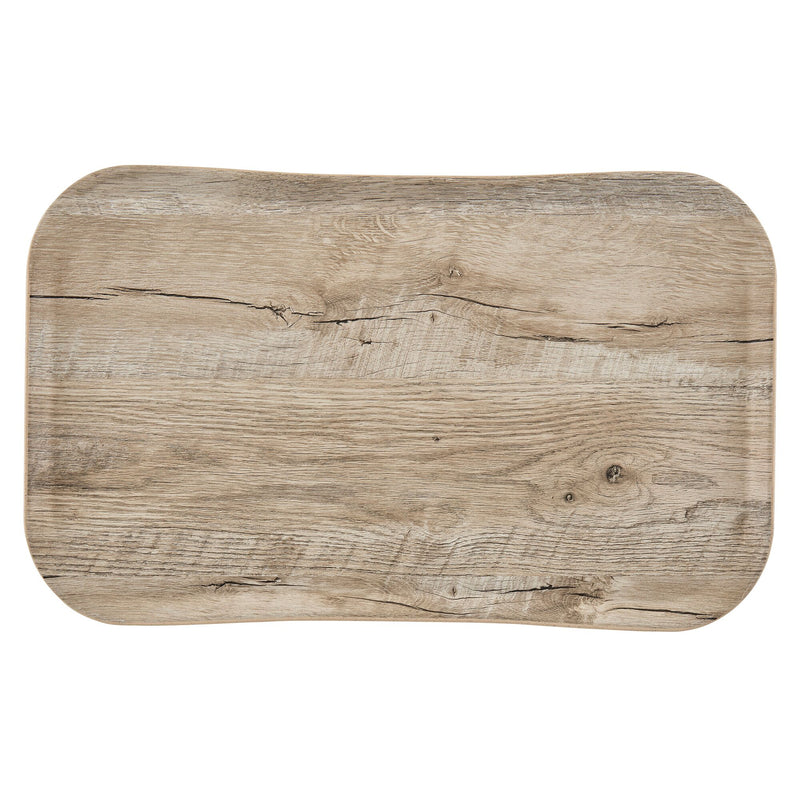 (12 szt.) CAMBRO | CENTURY™ - Taca z włókna szklanego - GN 1/1 - efekt jasnego drewna dębowego - gładka