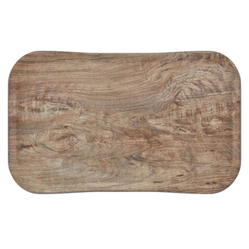 (12 szt.) CAMBRO | CENTURY™ - Taca z włókna szklanego - GN 1/1 - efekt jasnego drewna oliwnego - gładka - Prime Gastro