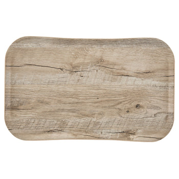 (12 szt.) CAMBRO | CENTURY™ - Taca z włókna szklanego - prostokątna - 530x370mm - efekt jasnego drewna dębowego - gładka - Prime Gastro