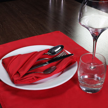 (300 szt.) Damasceńska podkładka na stół Vienna - 30 x 45 cm - Ognista czerwień - Prime Gastro