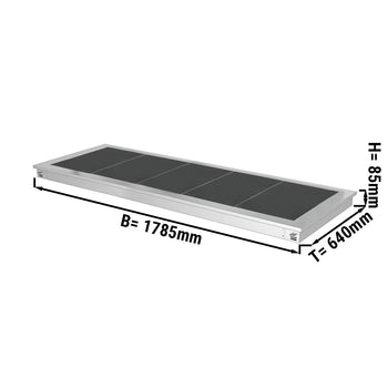 Płyta grzewcza wbudowana - 1,8m - 5x GN 1/1 - Prime Gastro