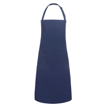 KARLOWSKY | Fartuch na szelkach wodoodporny Basic - z klamrą - granatowy - Prime Gastro