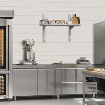 Półki naścienne ECO - 1000x300mm - z 3 piętrami - Prime Gastro