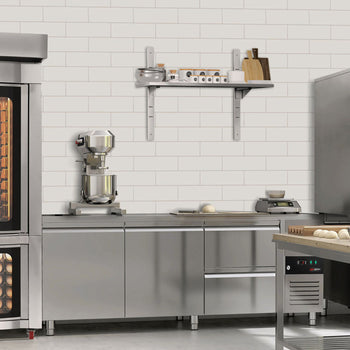 Półki naścienne PREMIUM - 1000x400mm - z 2 piętrami - Prime Gastro