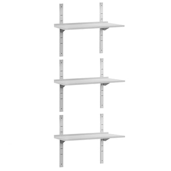 Półki naścienne ECO - 1200x300mm - z 3 piętrami - Prime Gastro