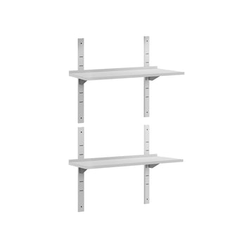 Półki naścienne ECO - 1200x400mm - z 2 piętrami - Prime Gastro