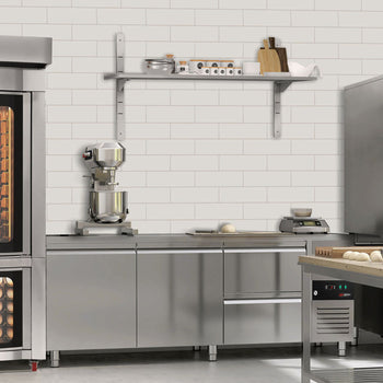 Półki naścienne ECO - 1500x400mm - z 3 piętrami - Prime Gastro