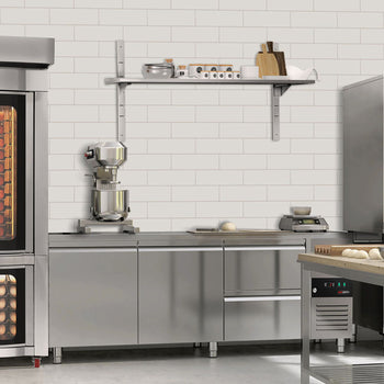 Półki naścienne PREMIUM - 1500x400mm - z 1 piętrem - Prime Gastro