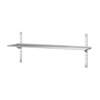 Półki naścienne PREMIUM - 1800x300mm - z 1 piętrem - Prime Gastro