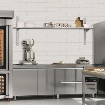 Półki naścienne PREMIUM - 2000x300mm - z 3 piętrami - Prime Gastro