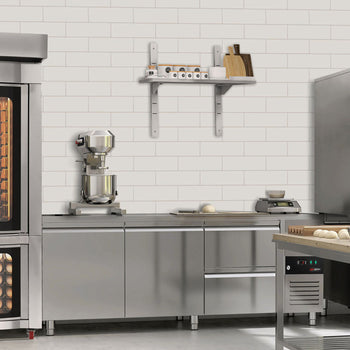 Półki naścienne ECO - 800x300mm - z 1 piętrami - Prime Gastro