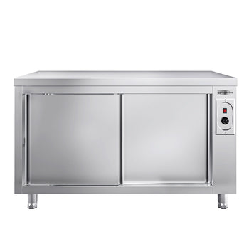 Szafka grzewcza PREMIUM - 1600x700mm - z drzwiami po obu stronach - Prime Gastro
