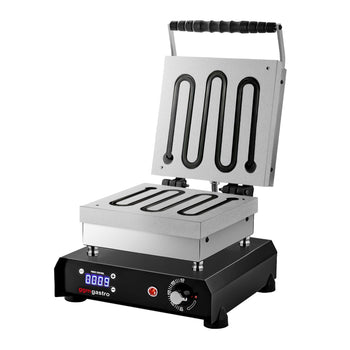 Gofrownica cyfrowa - 1,2 kW - Forma: Gofry brukselskie - Prime Gastro