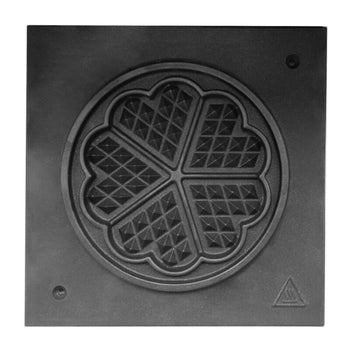 Blacha do pieczenia gofrownicy - kształt: serce - Prime Gastro